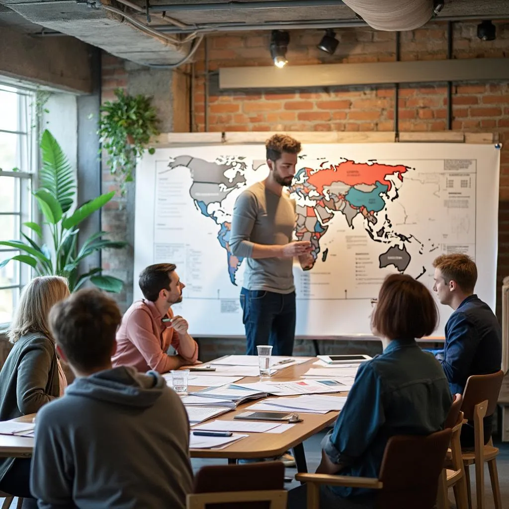 Brand positioning strategy session with market analysis