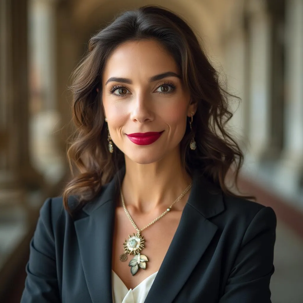 Portrait of Amara Thompson, Marketing Director at Heritage Trust